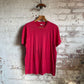 1980s Faded Red Screen Stars Blank T-shirt