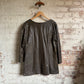 1970s Brown Leather Unusual Tunic Jacket