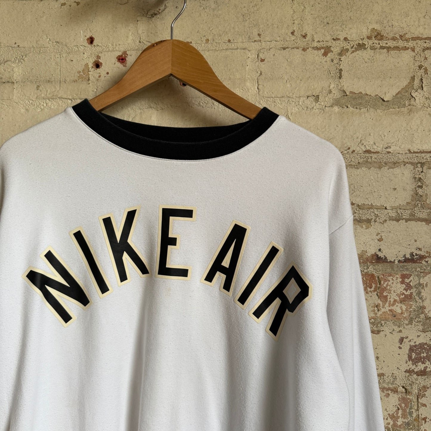 White NIKE AIR Graphic Sweatshirt