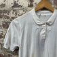 1970s White Merino Knitted Polo Shirt