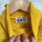 1970s Mustard Yellow Turtle-Neck Vest Knitted Jumper