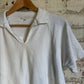 1970s White Towelling British Shirt