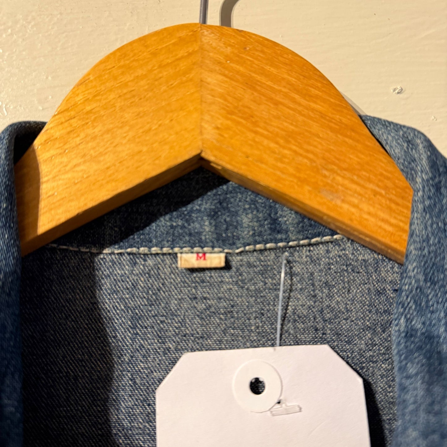 1960s Dark Blue Work Wear Denim Jacket