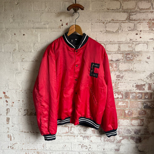 1980s Red College Bomber Jacket