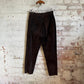 1980s Brown Suede Trousers