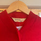 1950s Red Wool Knitted Cardigan Jumper