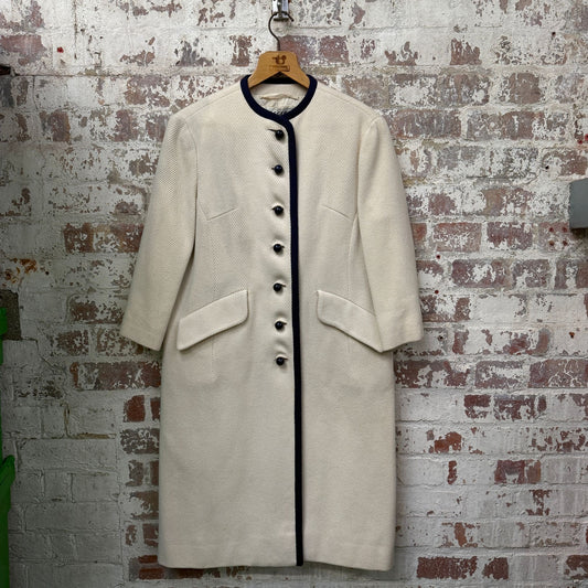 1960s Cream Jaeger Wool Coat and Skirt