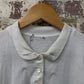 1970s White Merino Knitted Polo Shirt