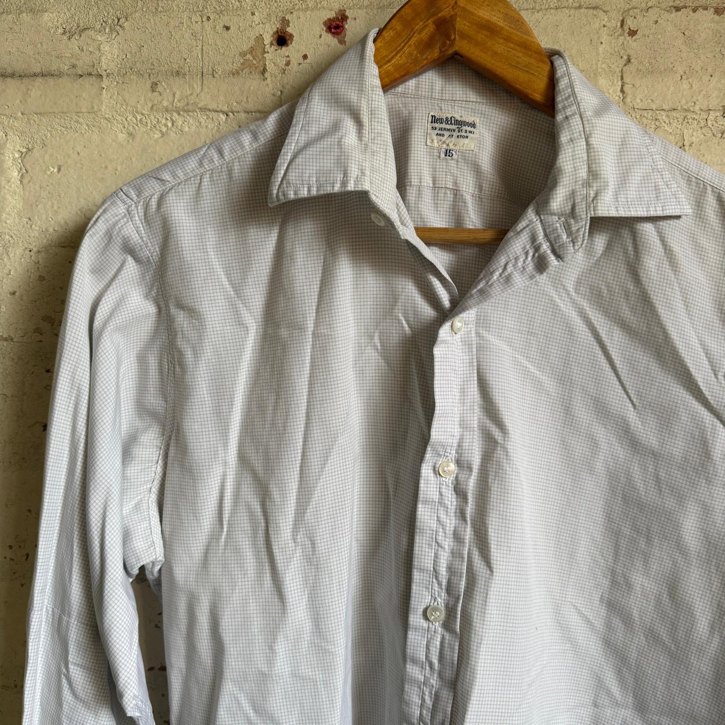 1940s British Striped Formal Shirt