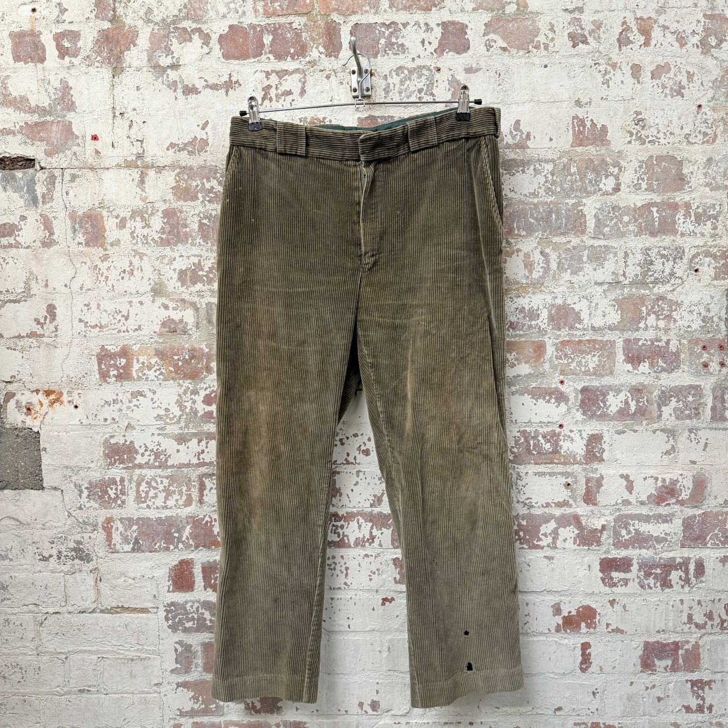1980s Olive Green Barbour Corduroy Trousers