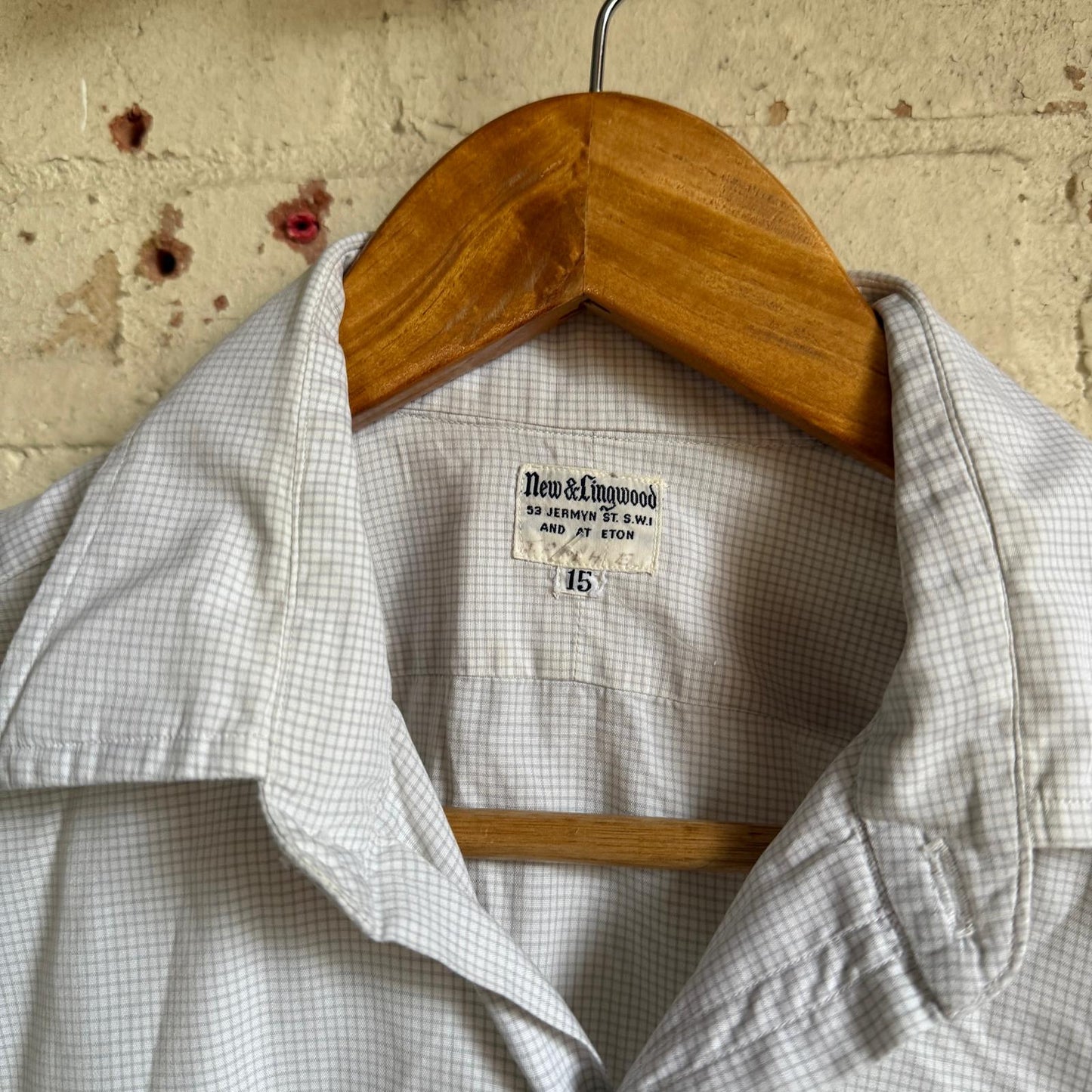 1940s British Striped Formal Shirt