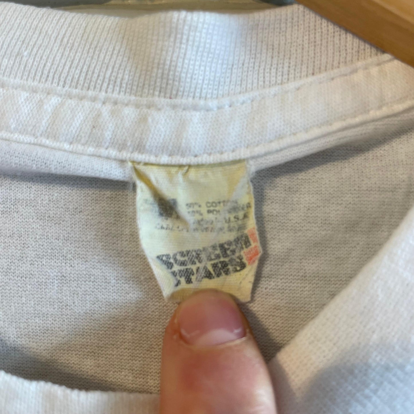 1980s White Graphic Farnborough International T-Shirt