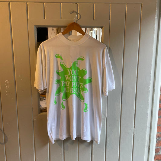 1990s White B&Q Worker Graphic T-shirt