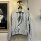 1980s Grey Unusual Design Cotton Jacket