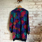 1980s Multi Coloured Sweatshirt Cardigan