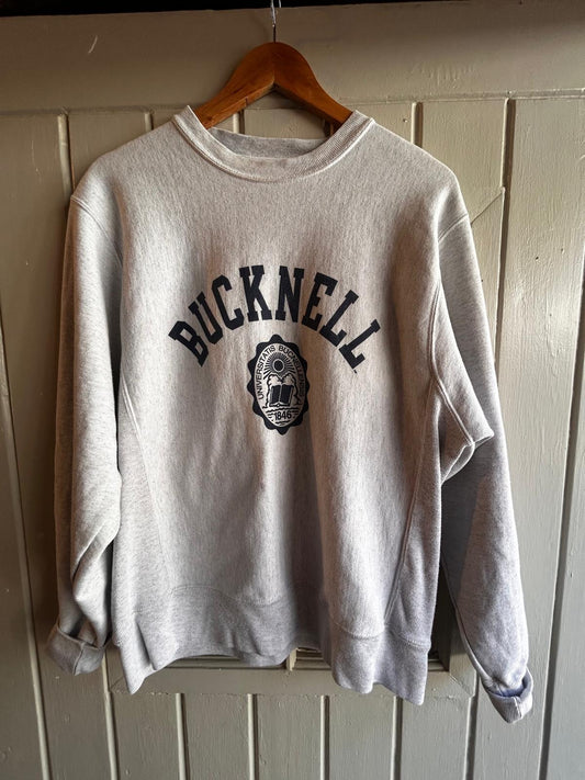 1990s Grey Champion College Reverse Weave Sweatshirt