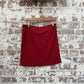 2000s Y2K Red Woolrich Mini Skirt
