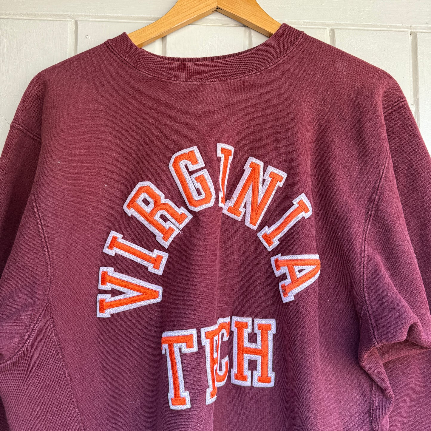 1990s Maroon Champion College Reverse Weave Sweatshirt