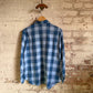 1980s Blue Checkered Button Shirt