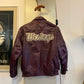 1970s Maroon Leather College Jacket