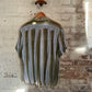 1970s Unusual Linen Ellesse Striped Shirt