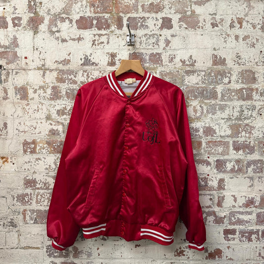 1980s Red U of L College Bomber Jacket