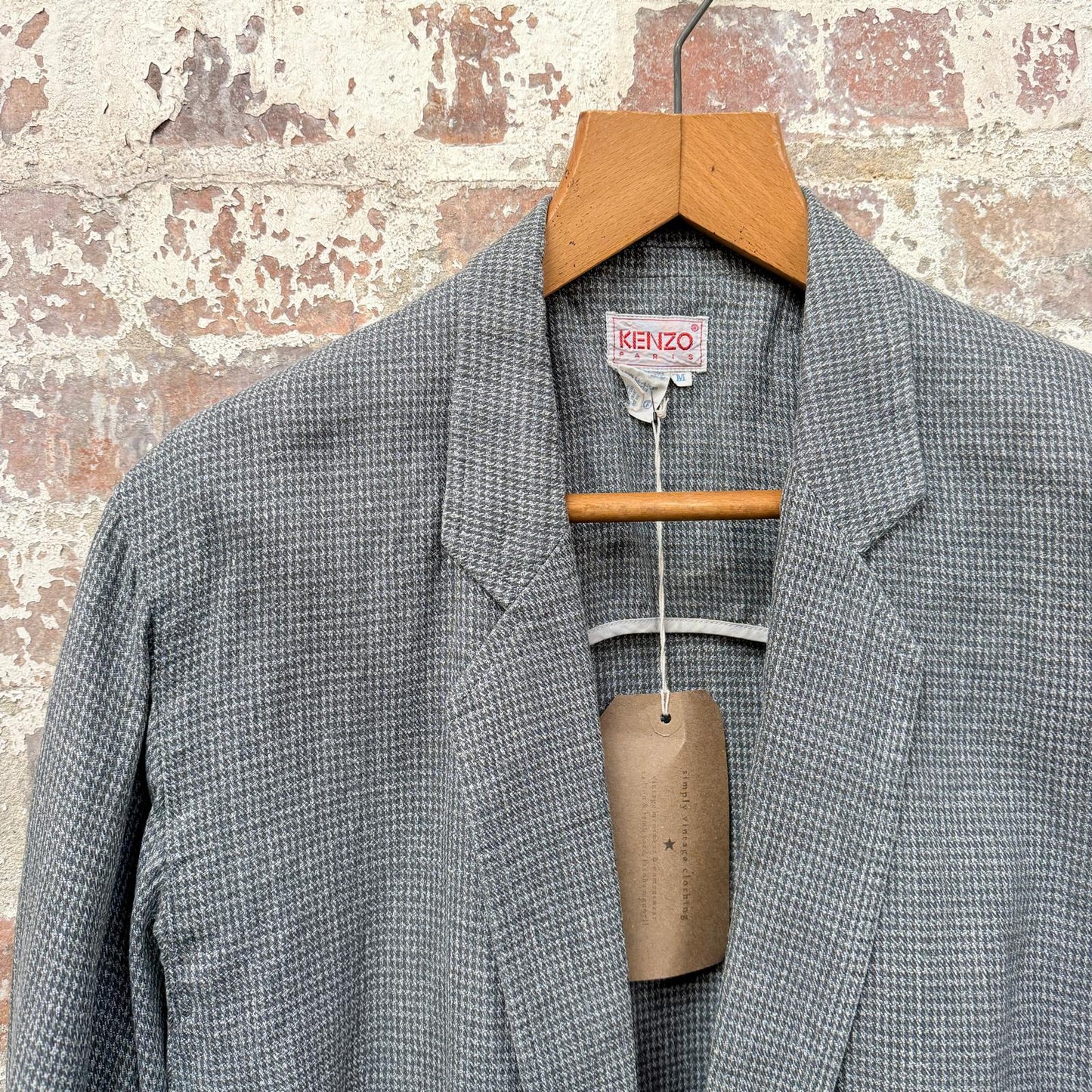 1980s Grey Kenzo Blazer Style Jacket