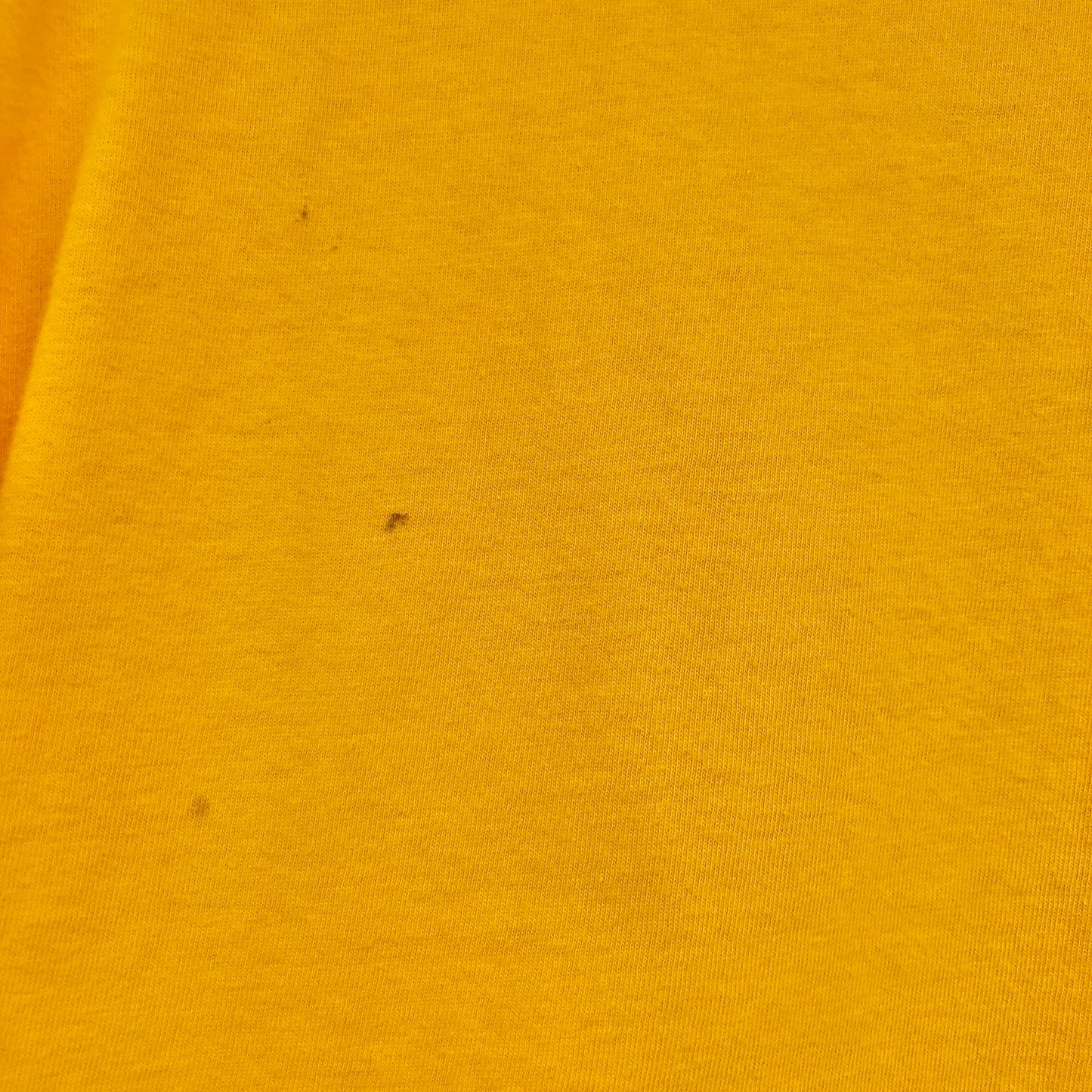 1970s Yellow Bat Wing Blank T-Shirt Top