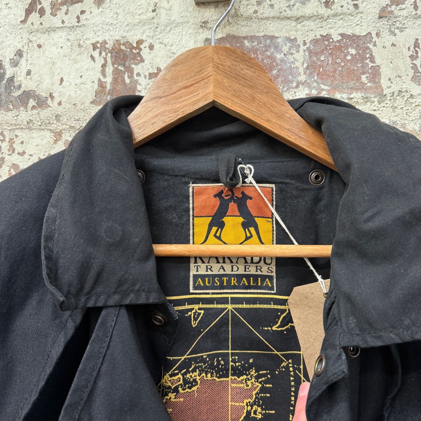 Vintage Black Wax Australian Jacket