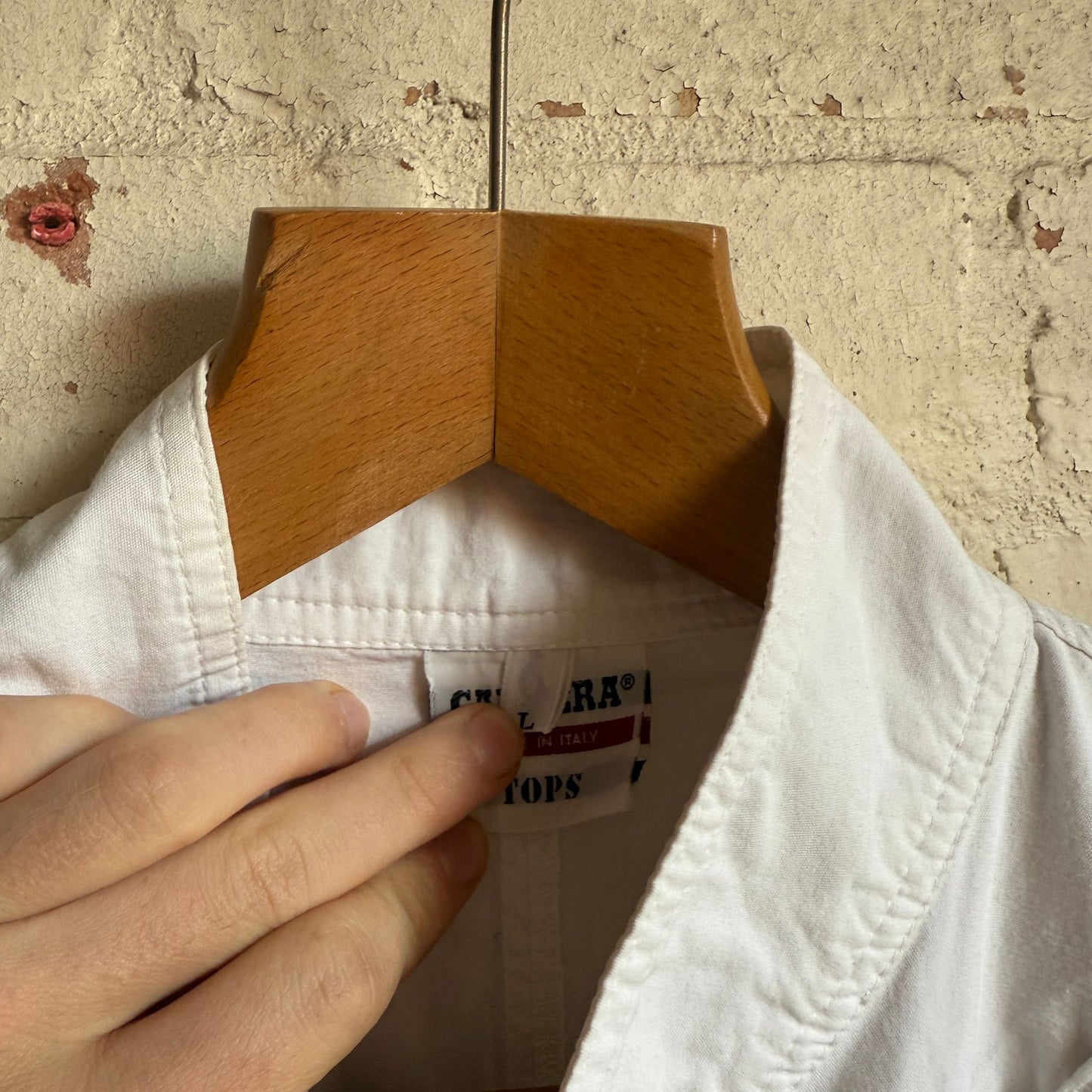 1980s White Zip Cotton Carrera Design Jacket