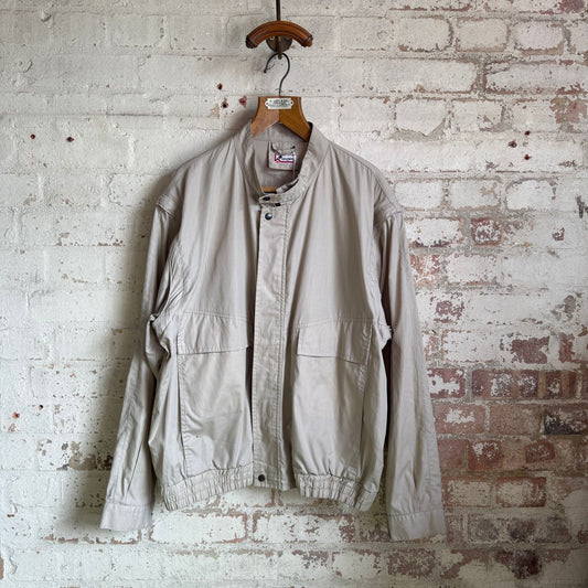 1980s Beige 'Kingsley' Cotton Harrington Jacket