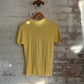 1960s Yellow British Blank Cotton T-Shirt