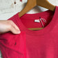 1980s Faded Red Screen Stars Blank T-shirt