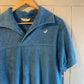 1970s Blue Towelling Jantzen Polo Shirt