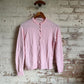 1970s Pink Knitted Button Cardigan Jumper