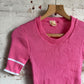 1970s Pink Knitted T-Shirt Top