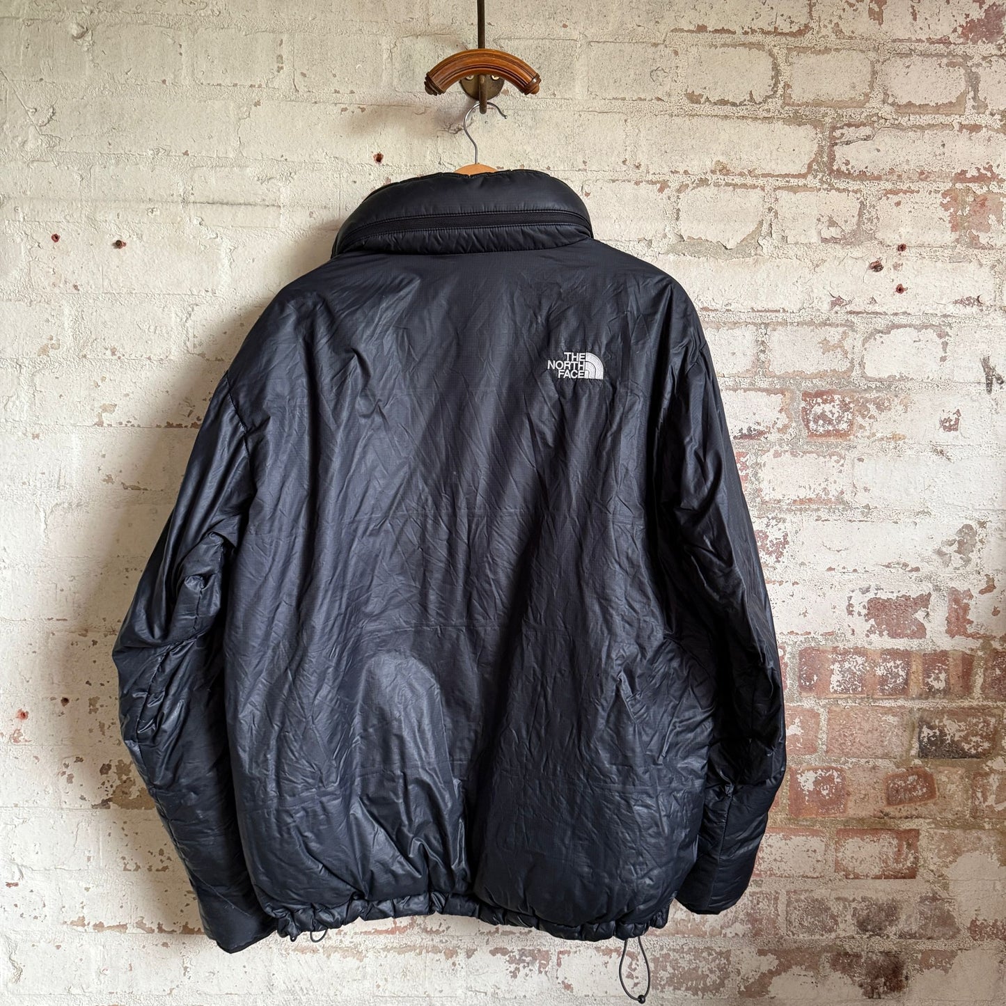 1990s Black North Face TNF Puffer Jacket Coat