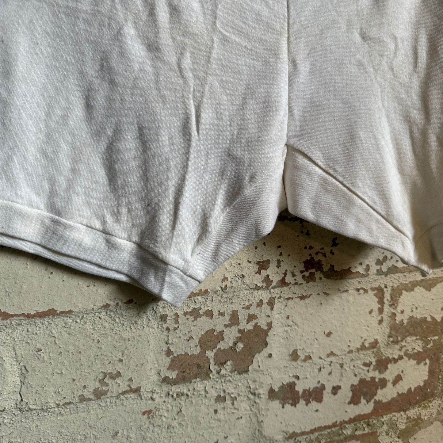 1950s White British Unusual Cotton Shorts