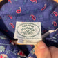 1980s Laura Ashley Blue Floral Print Shirt Dress