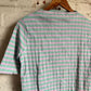 1970s Green and Pink Striped Short Sleeve T-Shirt