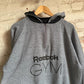 1990s Grey Reebok Gym Sweatshirt Hoodie