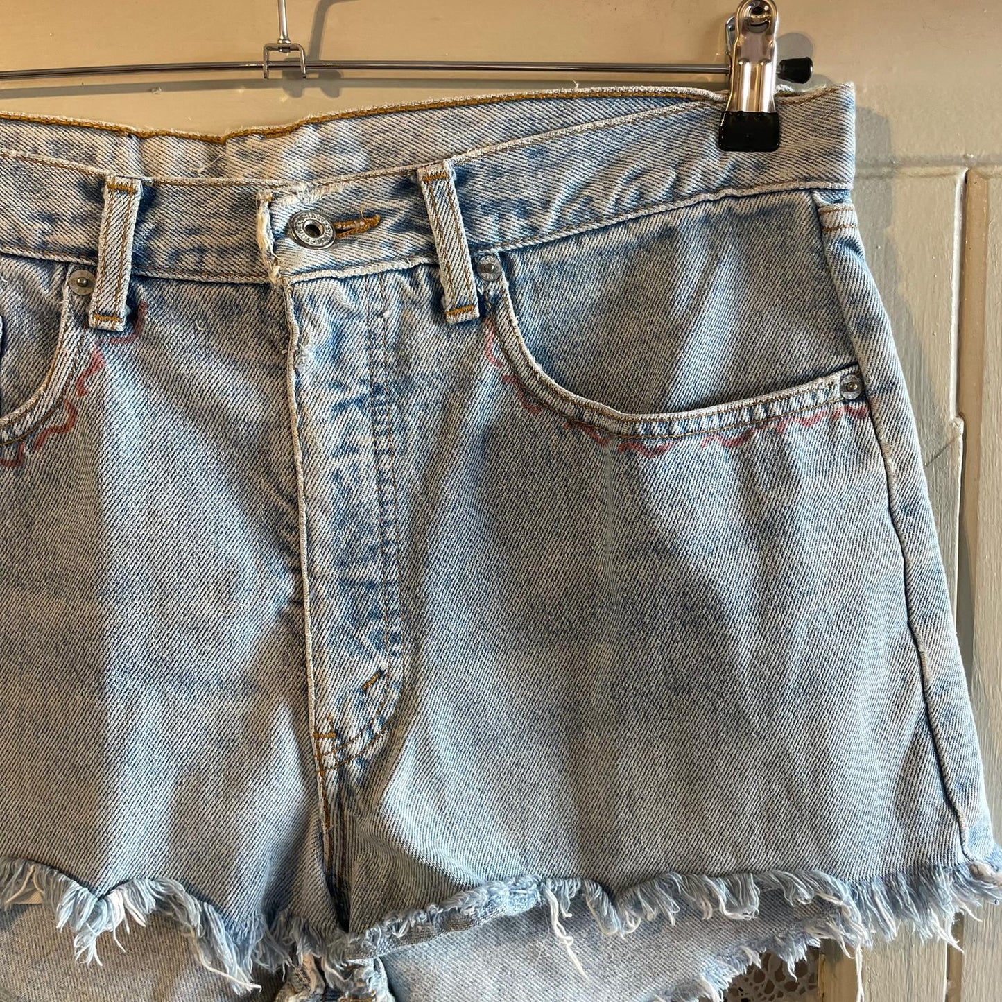 1980s Light Blue Levi Shorts Jorts