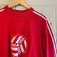 1970s Red Adidas Ventex Graphic Sweatshirt