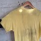 1960s Yellow British Blank Cotton T-Shirt