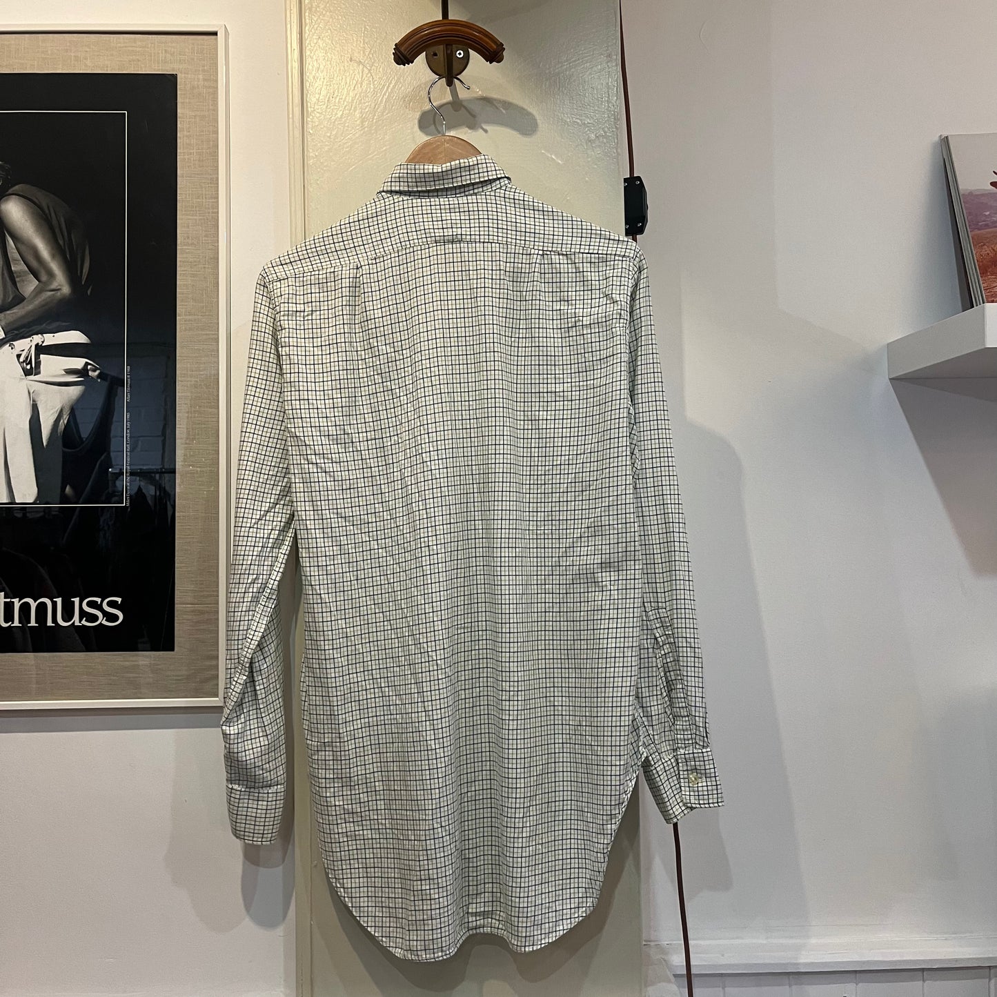 1970s St Michaels Long Sleeve Checkered Shirt