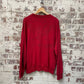 Vintage 1990s Red Reebok Distressed Sweatshirt Jumper