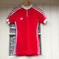 1980s Red Adidas Cycling Top