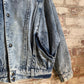 1980s Acid Wash Denim Jacket Coat