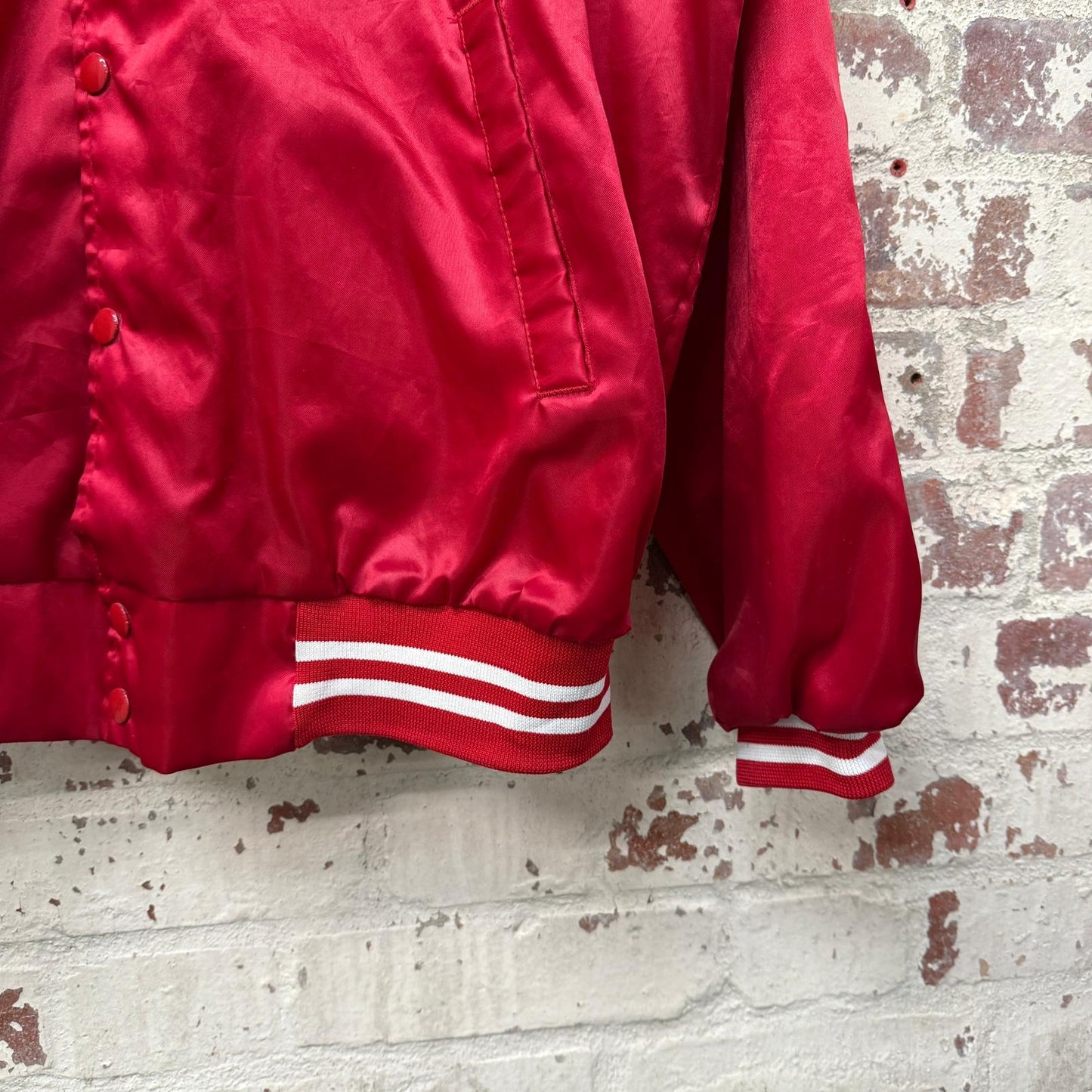 1980s Red U of L College Bomber Jacket