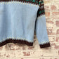 1950s British Wool Knitted Fairisle Jumper